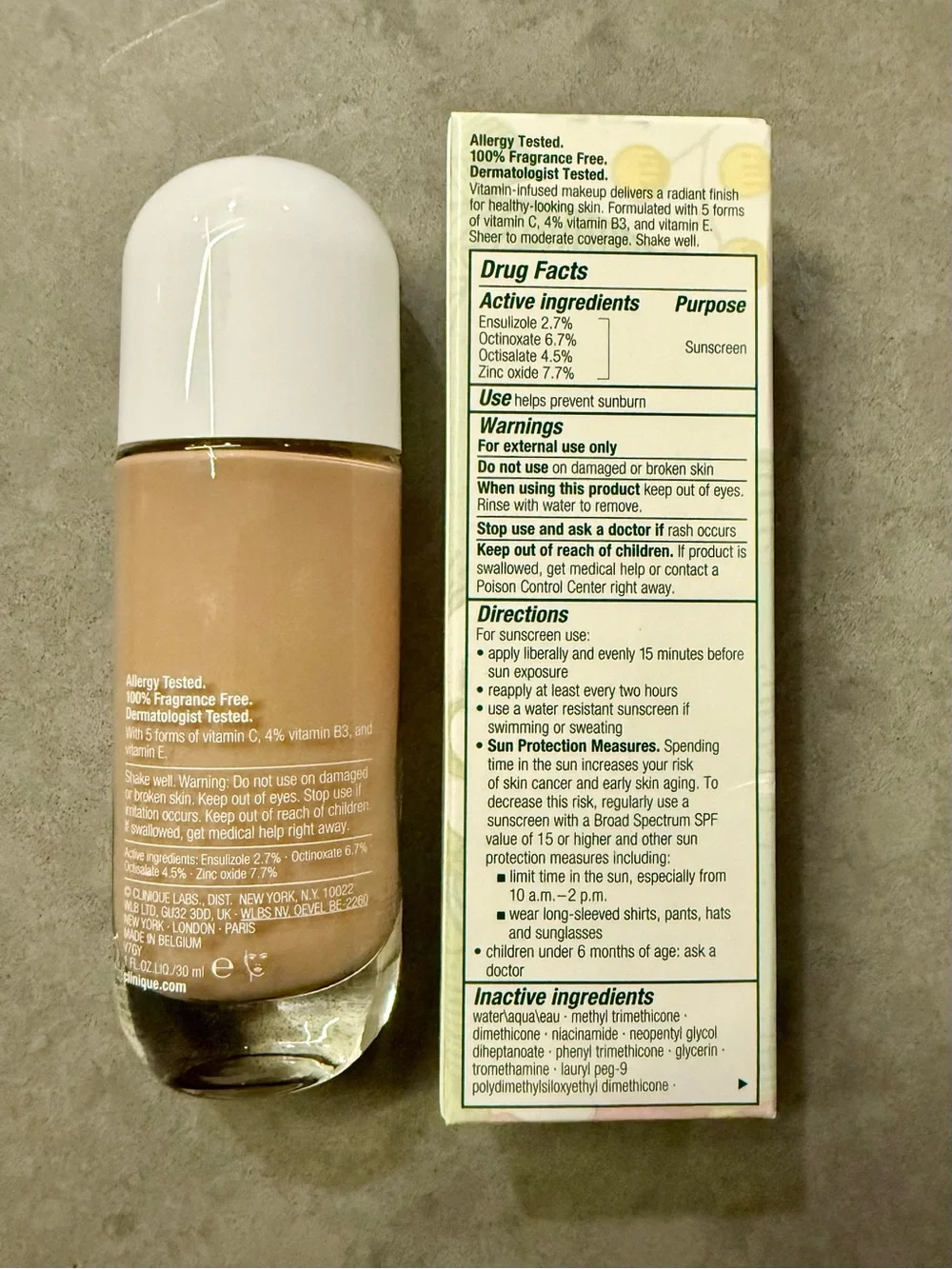 Clinique Even Better Clinical Vitamin Makeup in Light Medium Cool 4 SPF45